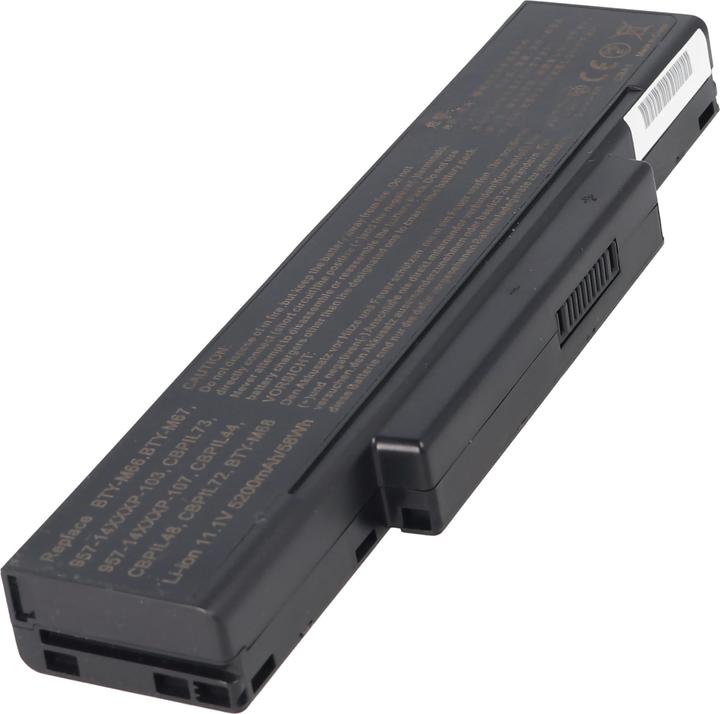 Actual product image AccuCell Akku passend für MSI M660, VR630X (5200 mAh)