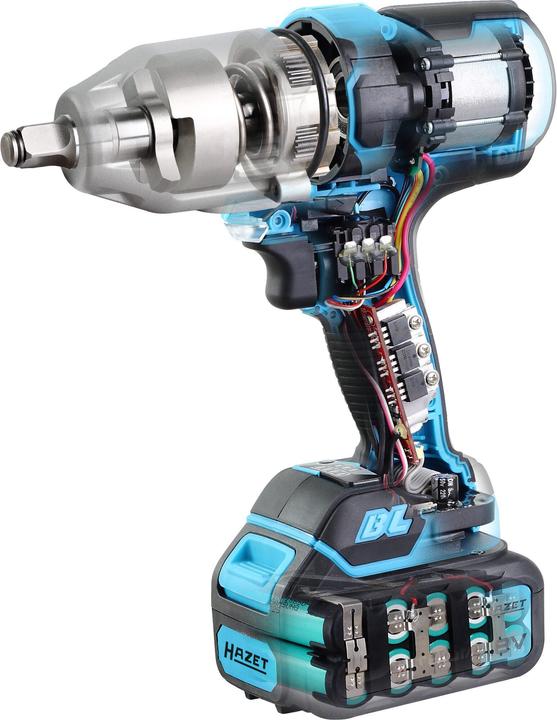 Image du produit HAZET HZ 9212-3LB/4 - Clé à choc sans fil 700 Nm- 1/2 pouce (Fonctionnement sur batterie)