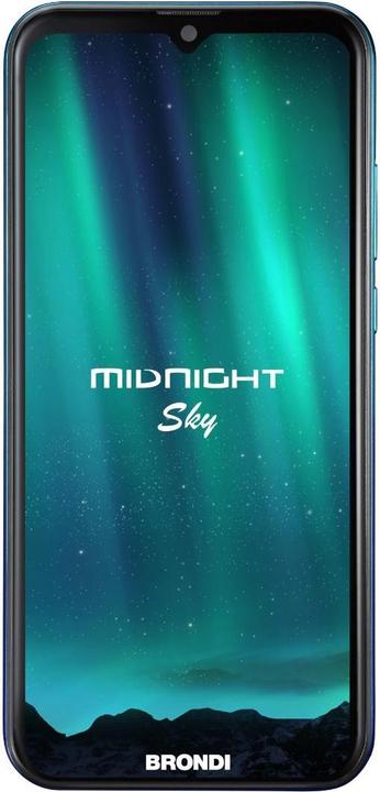 Actual product image Brondi Midnight Sky (16 GB, Midnight Sky, 6", Dual SIM, 8 Mpx, 4G)