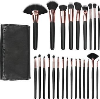Actual product image Tools for Beauty T4B MIMO Set of 24 Makeup Brushes with Case - Black (Set)