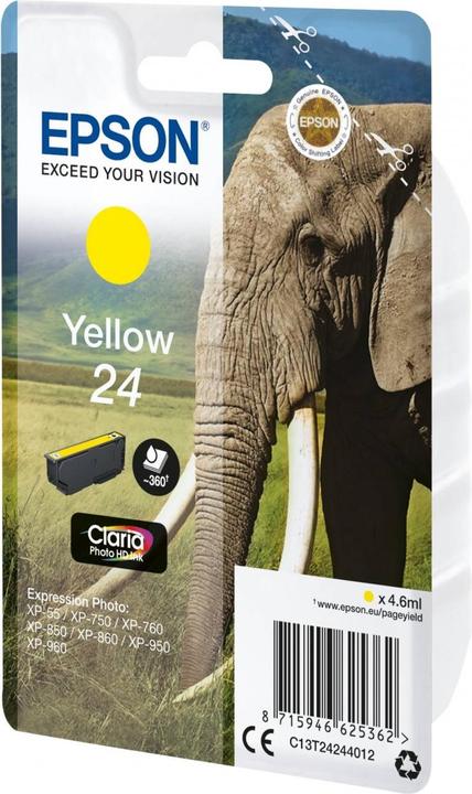 Actual product image Epson 24 Claria Photo HD (Y)