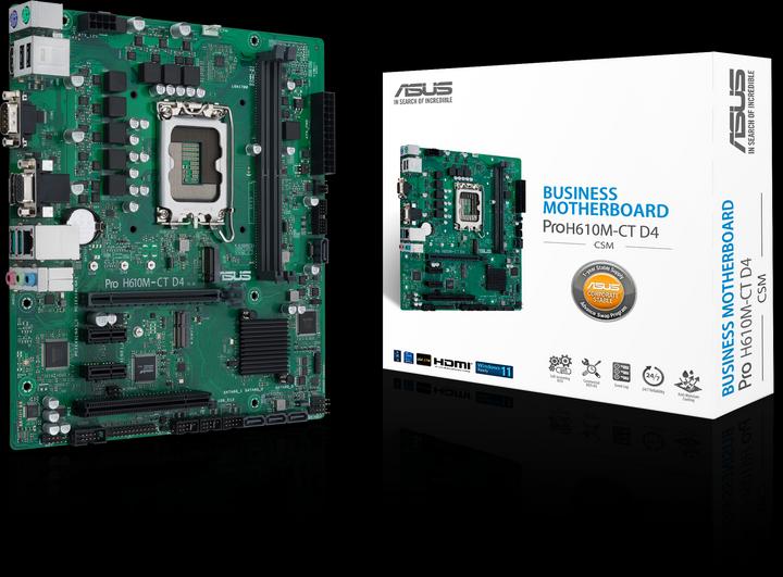 Productafbeelding ASUS PRO H610M-C (LGA 1700, Intel H610, mATX)