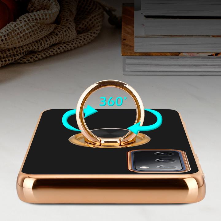 Actual product image Cadorabo Case for Samsung Galaxy S20 FE in TPU with camera protection and ring LM089 Style (Samsung Galaxy S20 FE)