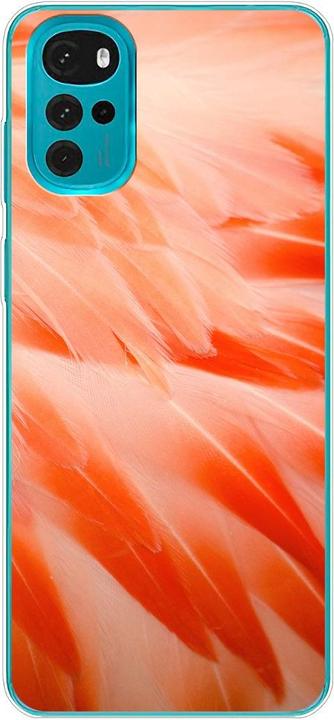 Flamingo feathers