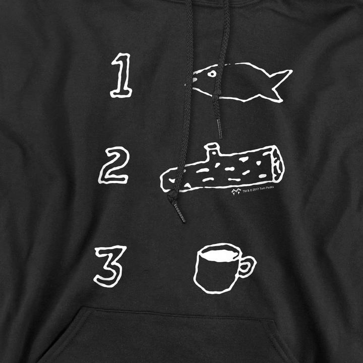 Immagine prodotto Twin Peaks Coffee Log Fish Felpa con Cappuccio Uomo (L)