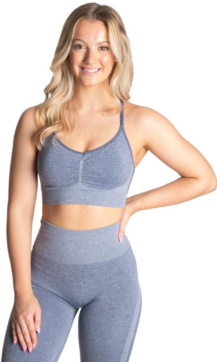 Produktbild Better Bodies Curve Scrunch Bra - Blue Melange (L)
