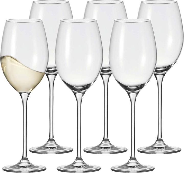 Produktbild Leonardo Weissweinglas Cheers 400ml (40 cl, 6 Gläser, Weissweingläser)