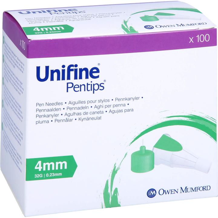 Actual product image Unifine Pentips Pen needles (Pen needles + disposable needles)