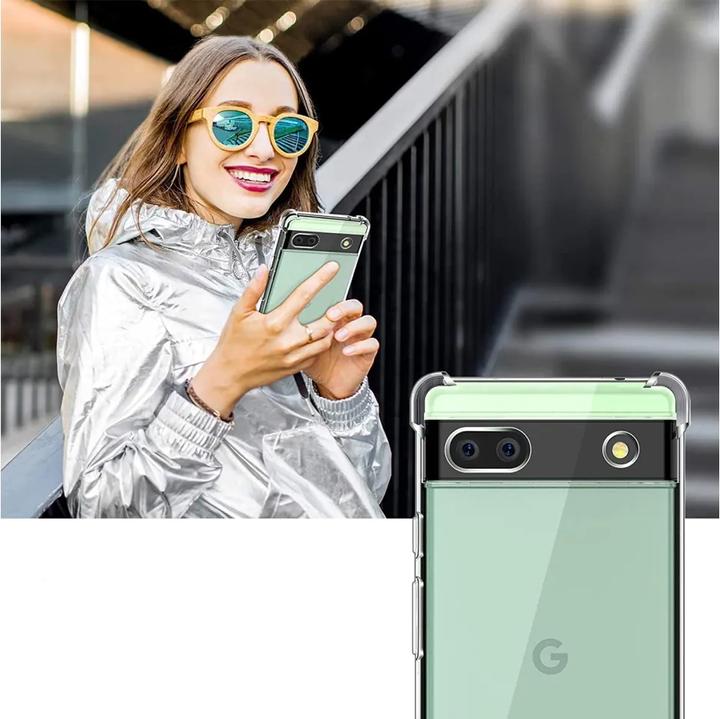 Actual product image Screenguard Crystal Clear Case Bumper (Google Pixel 6a)