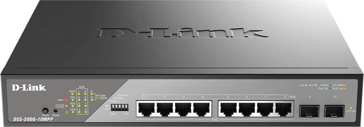 Actual product image D-Link 10-Port Desktop Gigabit Poe (10 Ports)