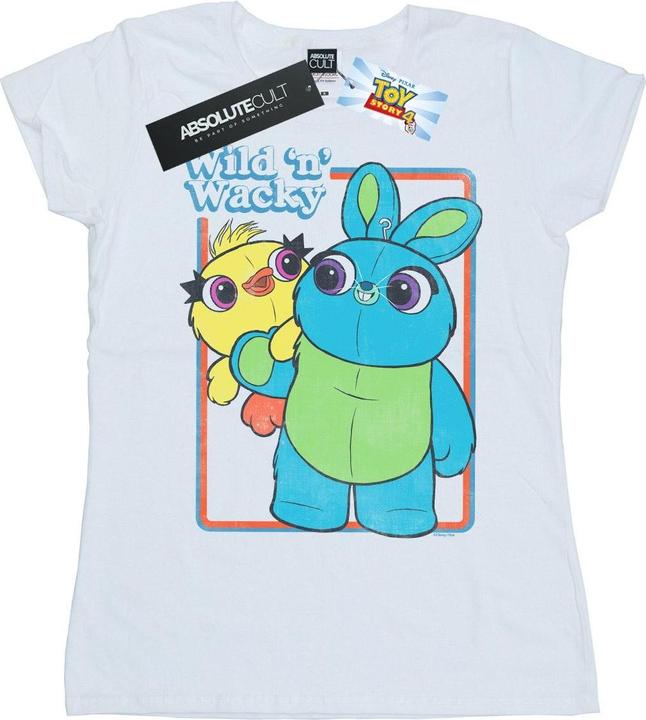 Disney Toy Story 4 Duck And Bunny Wild And Wacky TShirt (M)
