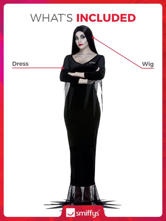 Produktbild Smiffys Addams Family: Morticia (36, 38)