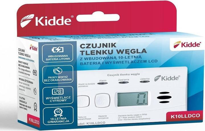Produktbild Kidde Czujnik czadu z wyświetlaczem K10LLDCO