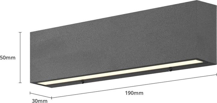 Actual product image Lucande Elvira (300 lm, IP65)