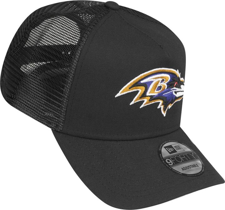 Actual product image New Era A-Frame Snapback Trucker Cap - Baltimore Ravens (One size)