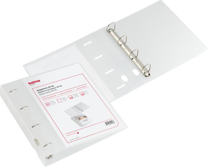Image du produit Kolma Livret de présentation Vario A4 XL 4 anneaux hauteur de remplissage 3 cm incolore (A4, 41 mm, 1 pièce(s))