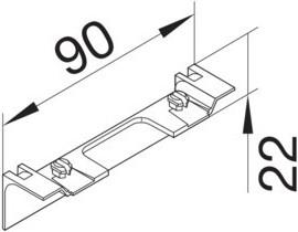 Produktbild Tehalit Geräteträger (9 cm)