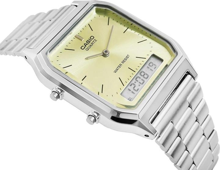 Actual product image Casio Ladies' watch AQ-230A-9AMQYDF + BOX (Digital watch, Analogue wristwatch, 28 mm)
