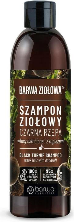 Actual product image Barwa Colour - Herbal Herbal Shampoo For Weakened Hair And Dandruffack Turnip 250Ml (250 ml, Liquid shampoo)