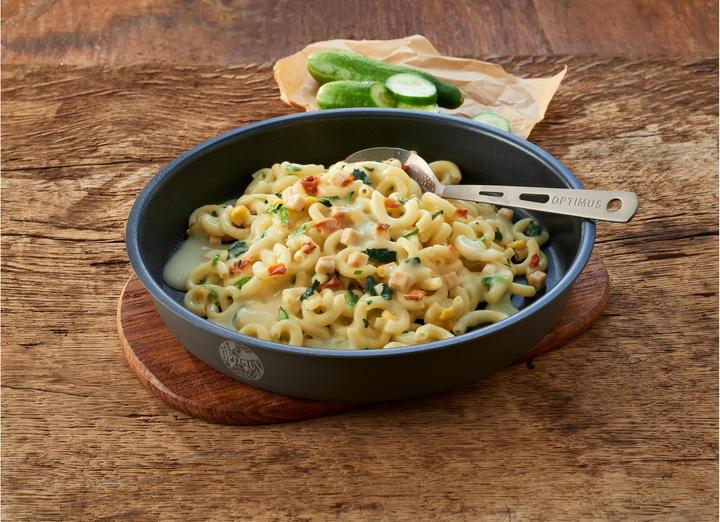 Actual product image Trek'n Eat Chicken in cream noodles with spinach (150 g)