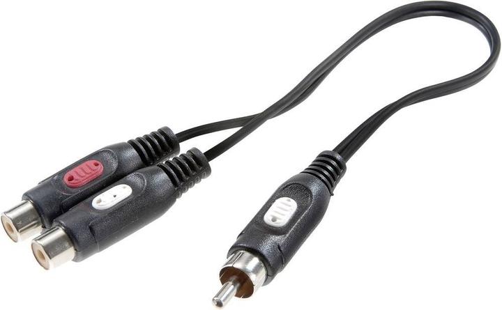 Produktbild SpeaKa Professional Cinch Adapter Cinch-Stecker Cinch-Buchse (Audio Splitter)