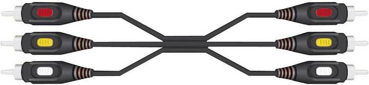 Produktbild SpeaKa Professional Speaka Verbindungskabel 3x Cinch 3x Cinch 2 m (2 m, Cinch)