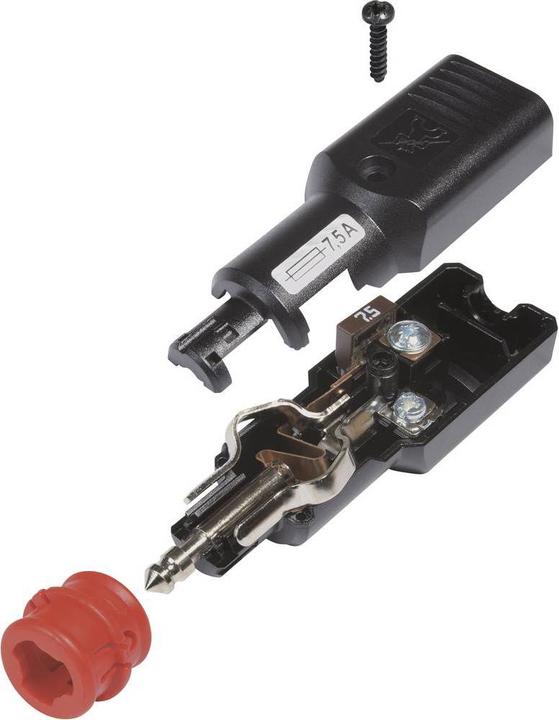 Produktbild ProCar Universalstecker NG 7.5A mit zwangsgeführter Zugentlastung, mit Sicherung