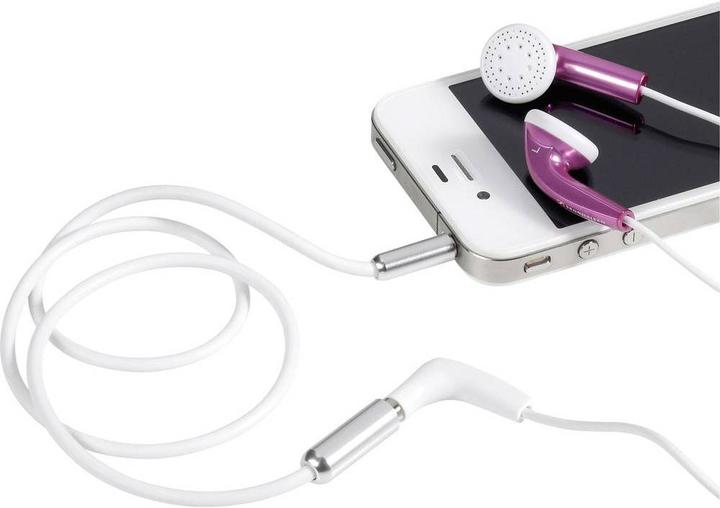 Actual product image SpeaKa Professional SP-7870516 Jack Audio Extension Cable (1x jack plug 3.5 mm (0.50 m, 2.5mm)