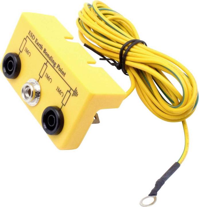 Actual product image Quadrios ESD earthing box 3.00 m socket, push button 10 mm