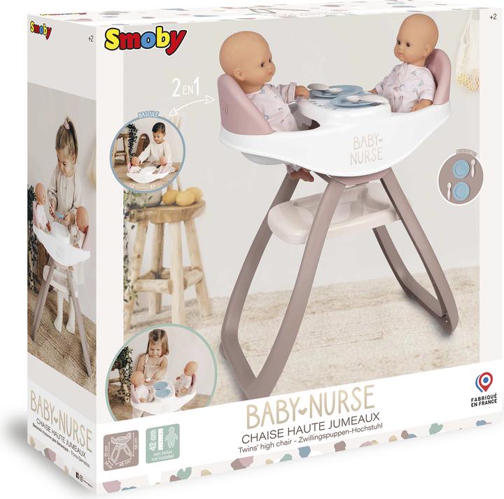 Image du produit Smoby BabyNurse Twin Highchair