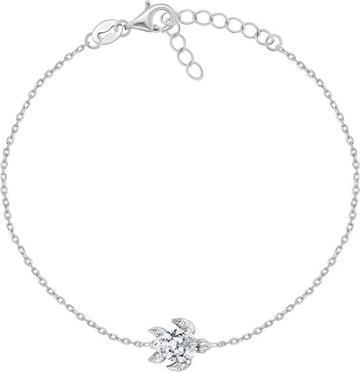 Brilio Silver - Charming silver turtle bracelet BRC122W