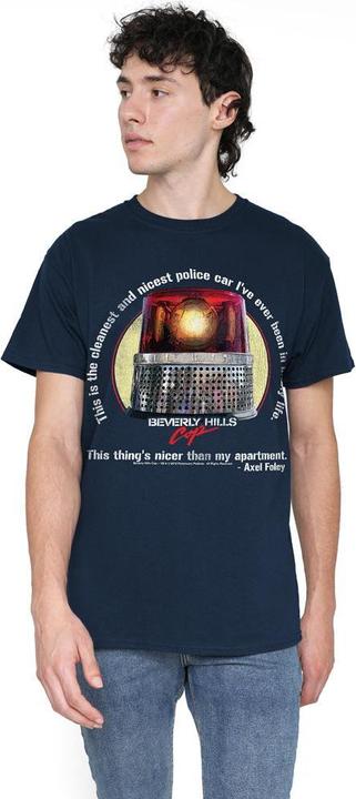 Immagine prodotto Beverly Hills Cop Nicest Police Car Maglietta Uomo (4XL)