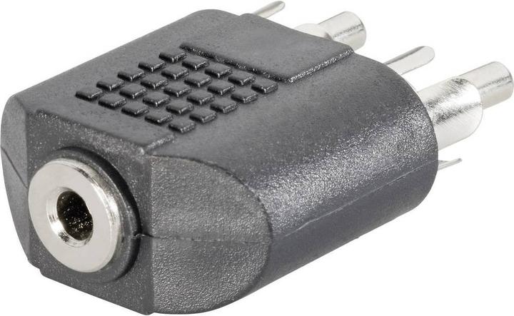 Produktbild SpeaKa Professional SpeaKa 2x Cinch-Stecker 3.5 mm Stereo Buchse Adapter (Audio Splitter)