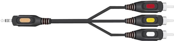 Actual product image SpeaKa Professional Speaka AV adapter cable 3.5 mm jack 3x cinch (2 m, Cinch, 2.5mm)