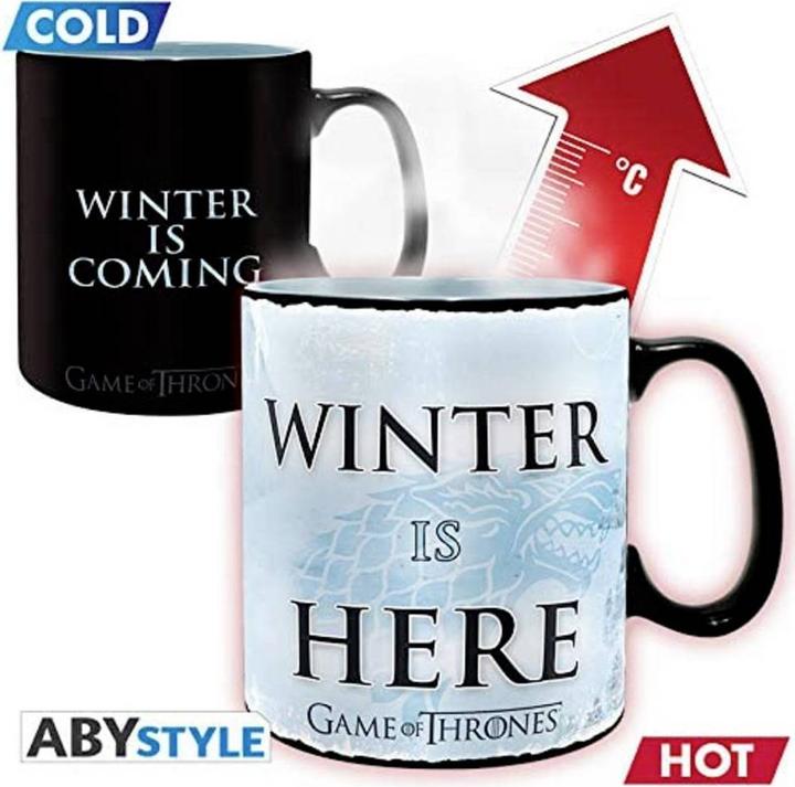 Productafbeelding No Name Game of Thrones Winter is here mok (Thermo Effect) (460 ml, 1 x)