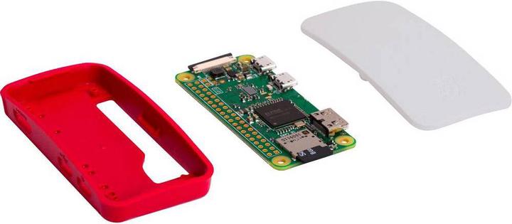 Produktbild Raspberry Pi Pi® SBC-Gehäuse Geeignet für: Zero Rot, Weiss