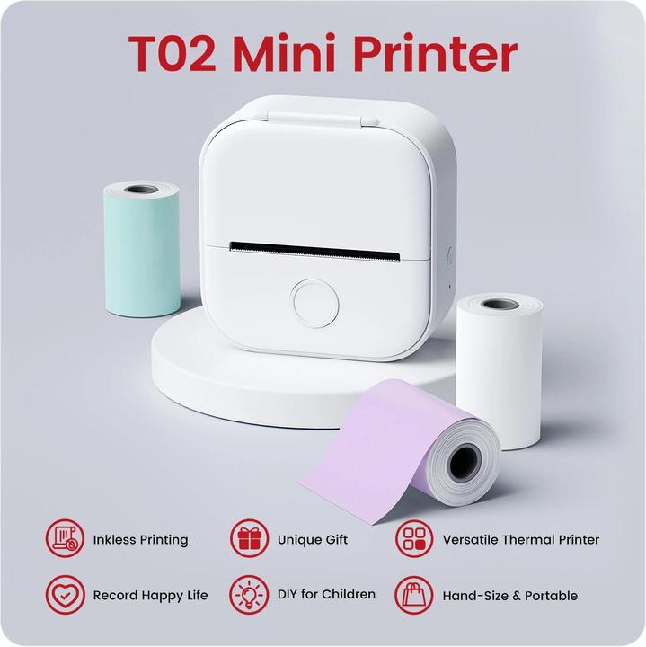 Produktbild Phomemo T02 Mini-Drucker