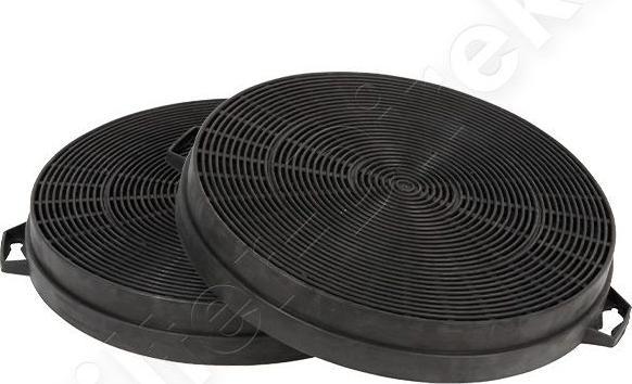 WPRO Filtre à charbon actif B210 AMC060 480122101718 484000008579 (pack de 2)
