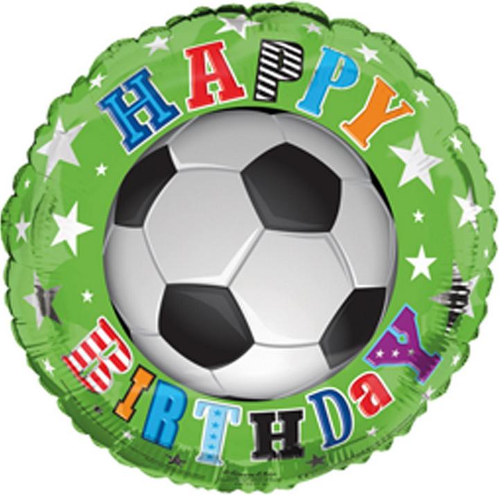 Image du produit Simon Elvin 45cm Joyeux Anniversaire Football Ballon de baudruche.