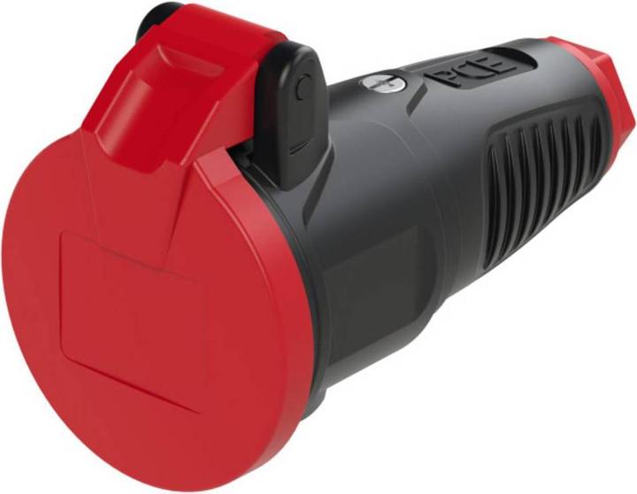 PCE Protective contact coupling TAURUS2 - solid rubber with hinged cover