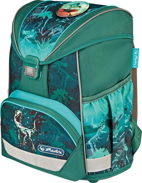 Actual product image Herlitz UltraLight Plus Green Rex School Bag (15 l)