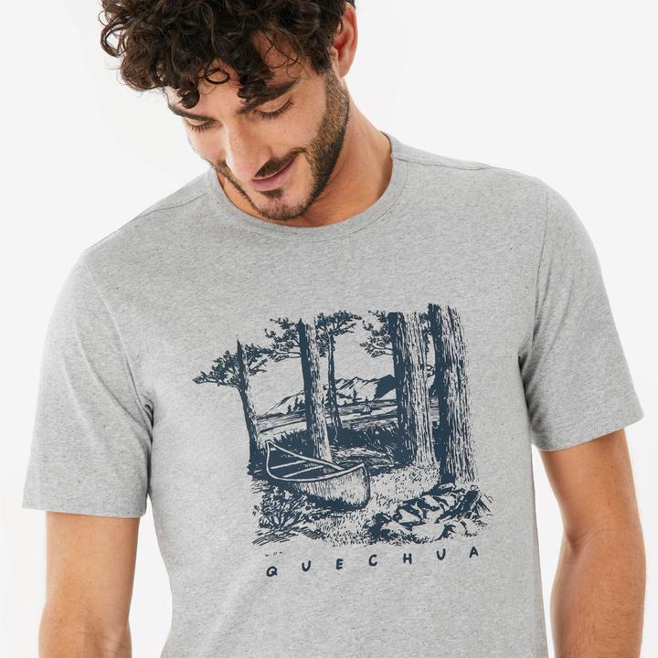 Produktbild Quechua T-Shirt Herren Wandern - NH100 grau (XL)