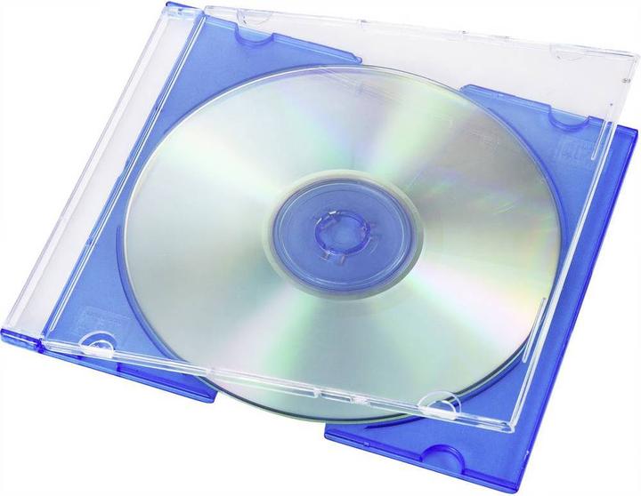 Image du produit Basetech Boîtier CD 1 CD/DVD/Blu-Ray Plastique Bleu, Vert standard (satiné), Orange, Rose, Pourpre 1 p....