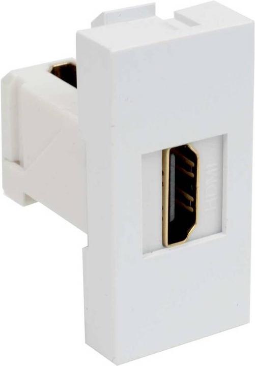 Actual product image Kopos Data socket Quadro, HDMI 45x22.5mm (Cable hole, 4.50 cm)