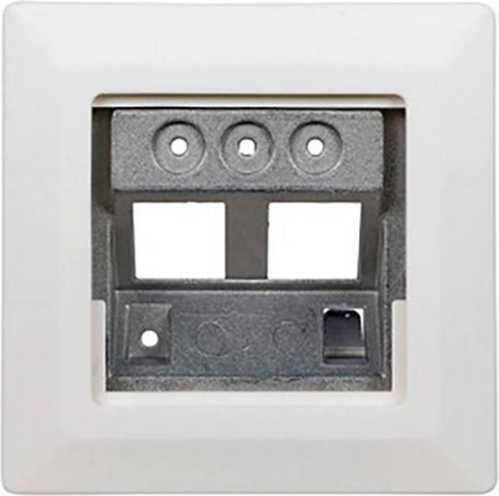 Actual product image Kathrein ESN 300 Combination network socket Cat.6A 500MHz 10Gbit RJ45 LAN TV/SAT F