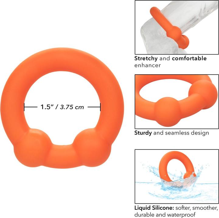 Produktbild CalExotics Alpha™ Liquid Silicone Dual Ball Ring (3.75 cm)