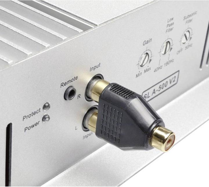 Actual product image Sinuslive Sinus Live HighEnd Cinch adapter plug