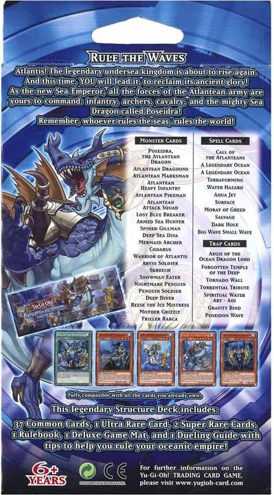 Image du produit Yu-Gi-Oh Structure Deck : Royaume de l'Empereur des Mers -! (Anglais, Pont)