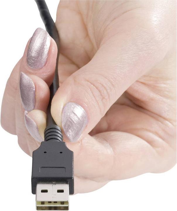 Produktbild Renkforce USB 2 A/Mini-B Anschlusskabel 1.8 m mit Wende-Stecker - Kabel nie wieder falsch herum einstecken (1.80 m, USB 2.0)