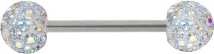 Image du produit Bijouteria Piercing poitrine (Résine époxy, Cristallin, Acier chirurgical 316L)